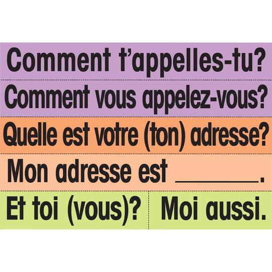 Poster Pals® French High-Frequency Vocabulary Card Set